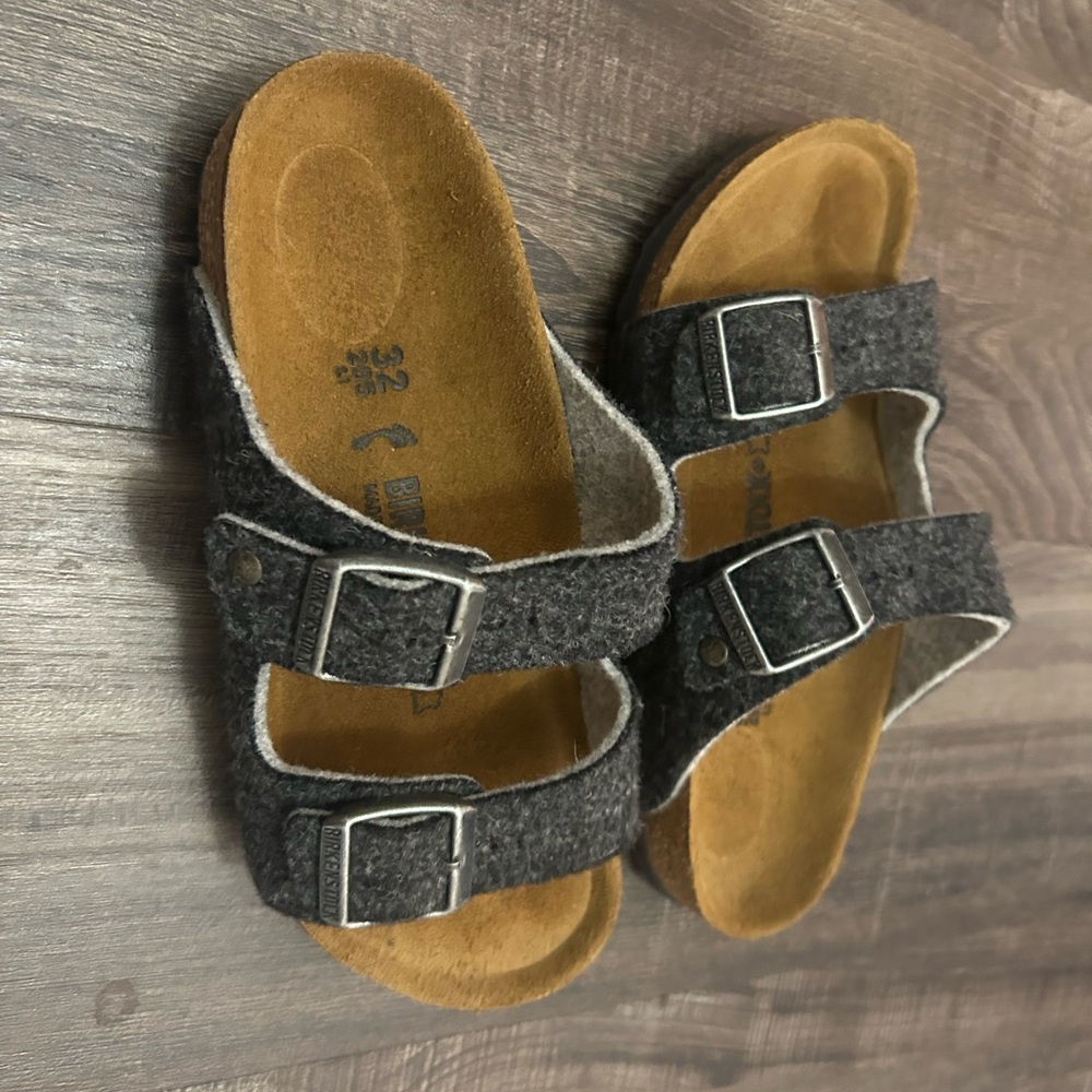 Birkenstock Kids blue gray Sandals size 1 - Picture 5 of 8
